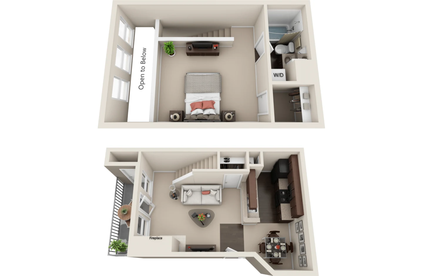 A1 3D Floor plan rendering