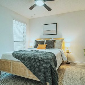 Bedroom at HenryHeights Apartments
