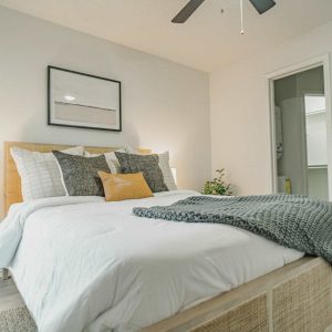 Bedroom at HenryHeights Apartments